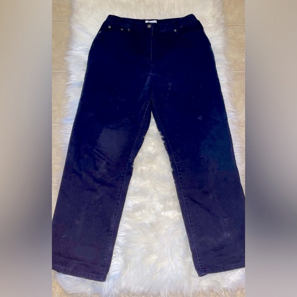 Christopher & Banks Pants - Dark Blue Corduroy Pants